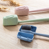 NEW 4Pcs Portable Tooth Brush Cover Toothbrush Cap Travel Hiking Camping Brush Cap Toothbrush Head Holder Box Bathroom Accessories