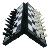 NEW MINI Magnetic Folding Chess Set, Portable Travel Chess Game Board Set, Magnetic Chess Pieces