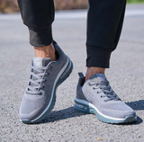NEW Men's Comfortable Air Cushion Anti-Skid Wear-Resistant Trendy Outdoor Sneakers, Grey, Sz 9
