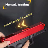 NEW G17 Manual Toy Gun with Laser Soft GEL Bullet Airsoft Outdoor Sports CS Game Weapon Gift for Kids