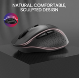 NEW Victsing PC307 5 Level Adjustable Dpi Wireless Mouse Big Size Comfortable Silent Computer Gaming Mouse With 6 Buttons for Laptop