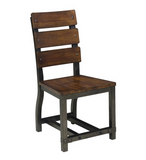 NEW Homelegance Holverson Traditional Height Acacia Wood Chairs set of 2, Rustic Brown - Made in Vietnam, RETAILS $350+ FOR SET OF 2 CHAIRS
