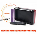 NEW STONEGO Mini Portable Radio Handheld Rechargeable Digital FM USB TF MP3 Player, Plays up to 8000 songs in MP3 format