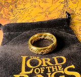 NEW Lord of the Rings LotR Premium Store - The One Ring - Gold (Luminous) - Sz 12