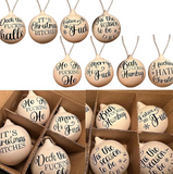 NEW Retails $45, Funny Offensive Bauble-Rude Baubles, Funny Offensive Christmas Ornament, Novelty Rude Christmas Tree Ball Hanging Ornaments (8 pcs-Mix)