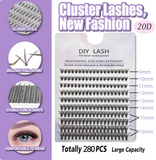 NEW 200pcs 20P Individual False Eyelashes Thick Natural 20D Lashes