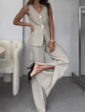 NEW Irene - Elegant set for women, Grey, Sz XS, Retails $170