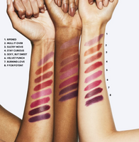 NEW MAC Powder Kiss Lipstick - Sultry Move - Bright Rose Brown, Retails $33+
