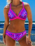 NEW Retails $50, MODLILY® Hot Stamping Tie Back Bikini Set, Sz L
