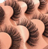NEW 5pairs Separated False Eyelashes, For Women Mom Wife Sister Teen Girl Friend, For Party Club
