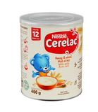 NEW CERELAC Honey & Wheat With Milk Baby Cereal, Source of Iron & Essential Nutrients, Vegetarian, No Additives, Halal Correct, Recyclable Canister, Resealable, 400 g, BB: 01/2026