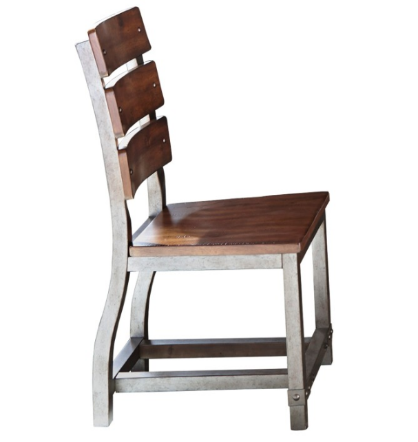 NEW Homelegance Holverson Traditional Height Acacia Wood Chairs set of 2, Rustic Brown - Made in Vietnam, RETAILS $350+ FOR SET OF 2 CHAIRS