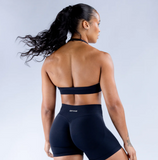NEW Retails $57, DFYNE Midnight Black Impact Sports Bra, Sz M (TOP ONLY)