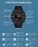 NEW SANDA Fashion Men's G-Style Sports Electronic Watch Outdoor Waterproof Night Light Watch LED Digital Stopwatch Clock Watch Men's Quartz