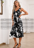 NEW MODLILY DESIGN Black Two Piece Floral Print Dress and Cardigan, Sz M, Retails $52