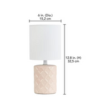 NEW HOMETRENDS Table Lamp - 12.8 in