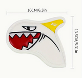 NEW 9pcs PU Waterproof And Wear-resistant Covers With Cute Shark Pattern Design, Golf Club Head Covers