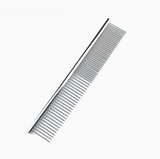 NEW Stainless Steel Finishing Comb for Dogs and Cats, Durable Pet Grooming Tool for Normal Hair, Long and Thick Fur Detangling Brush