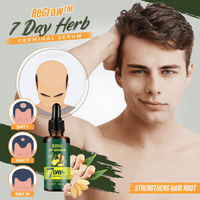 NEW 7 Day Herb Germinal Serum Organic Hair Regrowth Kit Ginger Anti-Hair Loss, Extract natural ginger ingredients