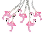 NEW Garden Party Flamingo Novelty String Lights! 10 Lights per strand