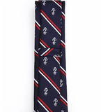 NEW Luxury Men's Anchor Woven Pattern Ties for Men's Slim Neckties Polyester Jacquard Skinny Neck Tie Wedding Corbata Gravata Ties