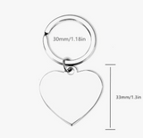 NEW 1pc To Friendship Heart Keychain Funny Friends Gift