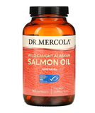 NEW Dr. Mercola, Wild Caught Alaskan Salmon Oil, 90 Capsules - BB: 08/2025