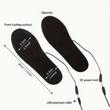 NEW USB Heated Insoles, Electric Foot Warmer, Sock Warmer For Winter Outdoor Sports, Heated Insole For Winter Warmth