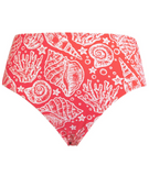 NEW Retails $57, MODLILY® Contrast Binding Marine Life Print Coral Tankini Set, Sz M