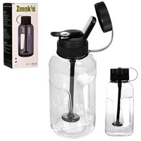 NEW Zmokie Plastic w.p.9.0”- Clear Water Bottle Bong! Looks like a regular water bottle to everyone else! Portable: Easy to use