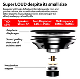 NEW STONEGO Mini Portable Radio Handheld Rechargeable Digital FM USB TF MP3 Player, Plays up to 8000 songs in MP3 format