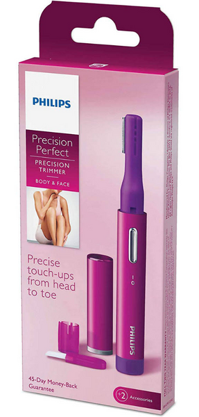 NEW Philips PrecisionPerfect Compact Precision Trimmer for Women, Facial Hair and Eyebrow Removal