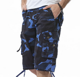 NEW Mens Cotton Relaxed Fit Camouflage Camo Cargo Shorts-A083, Sz 40, Retails $55