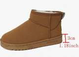 NEW Snow Boots Women Winter New Velvet Thick Warm Shoes Women Outdoor Shoes Women Non-Slip Shoes, Chestnut, Sz 41 (8.5/9)