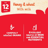 NEW CERELAC Honey & Wheat With Milk Baby Cereal, Source of Iron & Essential Nutrients, Vegetarian, No Additives, Halal Correct, Recyclable Canister, Resealable, 400 g, BB: 01/2026