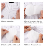 NEW Disposable Underarm Sweat Absorbent Pad - 50pk