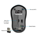 NEW Delux M137GX Wireless Mouse Mini Office USB Mouse 2.4GHz 1000DPI Optical Mouse Wireless Home Office Game Mice for Laptop PC