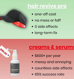 NEW Luminova Hair Revive Pro Kit, Unisex! Red light therapy, reverses hair loss in as little as 10 minutes per day! Includes hair revive spray & scalp massager! Retails $225+