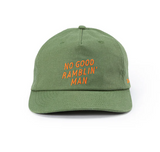 NEW Seager X Zach Bryan Strapback Olive! "No Good Ramblin' Man" embroidery