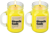 New Retails $48+ Citronella Scented Candles, Housecret Handmade Mason Jar Candles, 55 Hours Long Burning Natural Soy Candles for Indoor Outdoor Garden Camping, 12 Oz, 2-Pack