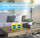 New Retails $37+ Citronella Scented Soy Wax Outdoor & Indoor Candle Gift Set, 4 x 8 Oz! 50 hour Burn Time Each Candle! Clean burn, 100% lead free cotton wicks!