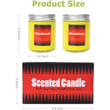 New Retails $32+ Citronella Candles,Scented Candles Gift Set of 2 x 8 Oz, Natural Soy Wax Aromatherapy Candle for Outdoor and Indoor 2 Pack