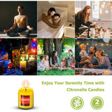 New Retails $32+ Citronella Candles,Scented Candles Gift Set of 2 x 8 Oz, Natural Soy Wax Aromatherapy Candle for Outdoor and Indoor 2 Pack