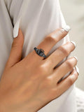 New Suplight Claddagh Ring Sz 7.5 Black! A traditional Irish symbol, represents love (the heart), loyalty (the crown), and friendship (the hands)