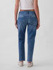 NWT Retails $80, GAP Women's Mid Rise Slim Taper Jeans, Waist 33R Length, Sz 16 Waist