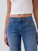 NWT Retails $80, GAP Women's Mid Rise Slim Taper Jeans, Waist 33R Length, Sz 16 Waist
