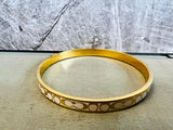 Authentic Coach Bangle, stamped