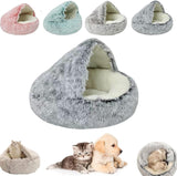 New Cozy Cocoon Pet Bed For Dogs & Cats, 20 Inch! Grey