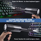 New 5 in 1 Portable Mini Home & Car Vac Cleaner! Compressed Dust Collector Portable USB Cordless USB Portable Vacuum Cleaner for computers, keyboards & cars