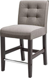 New in box! CorLiving DAD-424-B Antonio Counter Height Barstool in Grey Tweed Fabric! 25" Seat Height! Retails $211+